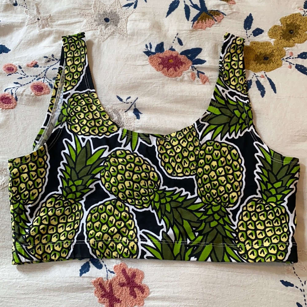 Pineapple Bra Top